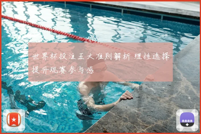 世界杯投注五大准则解析 理性选择提升观赛参与感